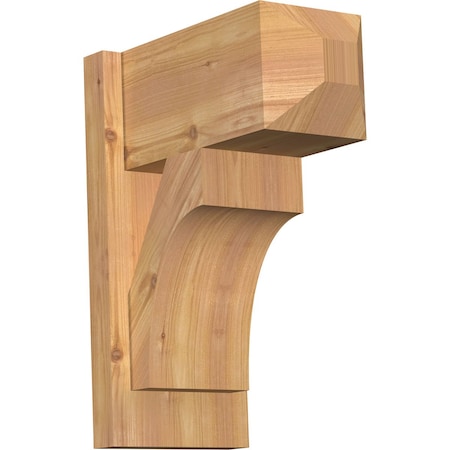 Ekena Millwork Westlake Craftsman Smooth Outlooker, Western Red Cedar, 7 1/2"W x 14"D x 18"H OUT08X14X18WTL04SWR